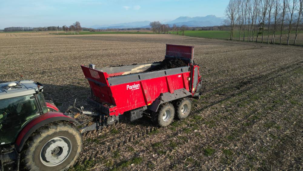 EPANDAGES COMPOST remorque